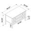 Commode 2 tiroirs Crown-984977067