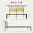 Mellow KASI Metal & Wood Platform Bed Frame with Built-In Headboard Shelf-114165591
