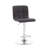 Aishvi Swivel Upholstered Adjustable Height Counter Stool with Metal Frame-850602944