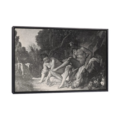 Reproduction après les bouchers Diane au bain - reproduction d'art murale - toile encadrée