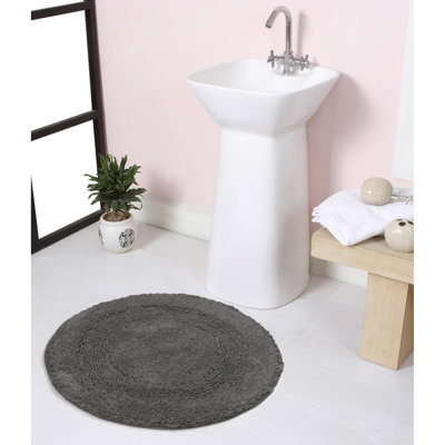 Tapis pour salle de bain en coton moelleux