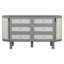 Lit escamotable double avec rangement caché et motif tissé moderne, gris-990372171-990372168