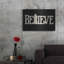 «Believe» par Deb Strain, art mural en métal-435184150