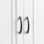 Rangement de salle de bain: Armoire blanche avec portes et tiroir pratique-2096859041-2096859040