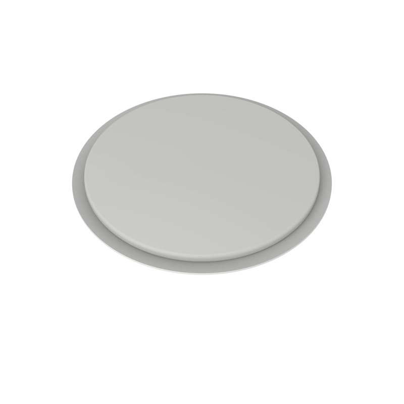 East Linear Faucet Hole Cover, Matte White