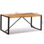 Robert Mango Rectangular Wood Top Dining Table-33763767-99363329