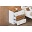 Table d'appoint en bois avec rangement