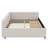 Upholstered Platform Bed With USB-1573369385