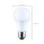 DEL A19 9,8 watts - IRC 90+ - Base moyenne - Plastique - 120 volts-132781806