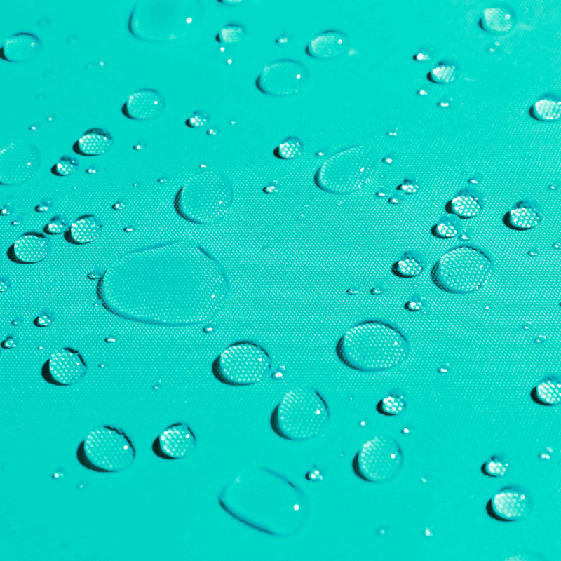 Turquoise 7' x 12' Waterproof Polyethylene Patio Shade Sail