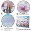 " Pink Morning Glory Liquid Art Flower Field IV "-1135952355-1135952354
