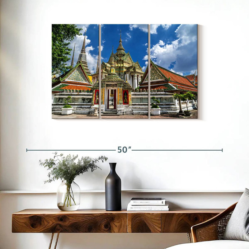 Temple Wat Pho, H 24 po x l 38 po