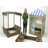 Badger Basket 46.5'' x 9.5'' Solid Wood Square Sandbox with Cover-26303493