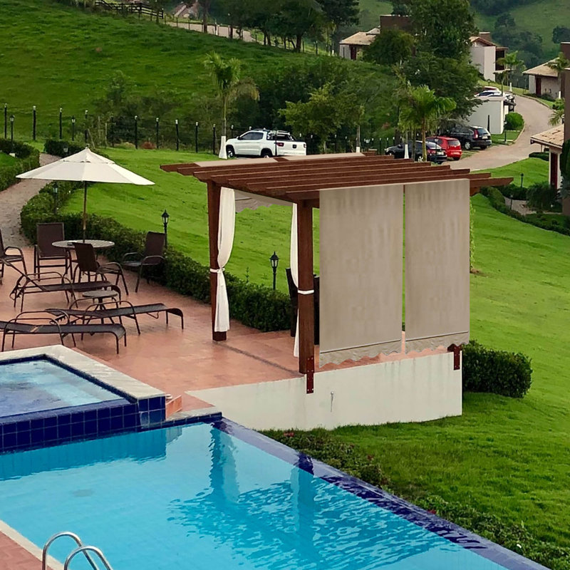 Yescom Fabric Replacement Canopy for Pergola, Brown