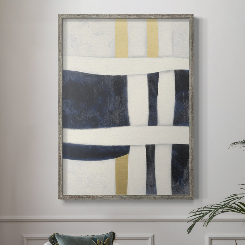 Série ABSTRACT DCCDXCV, reproduction encadrée - bois massif, H 30 po x l 24 po