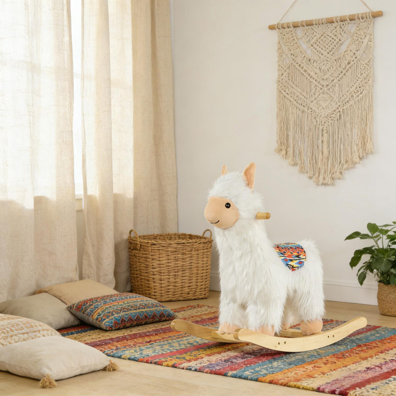 Jouet à bascule pour enfants, style lama