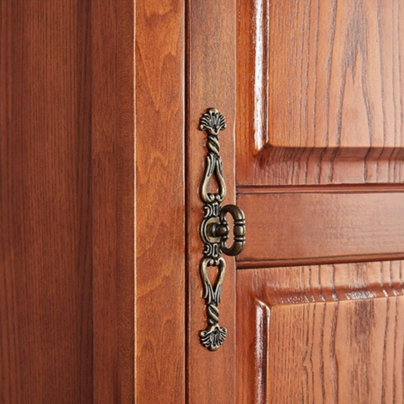 Armoire américaine en bois massif minimaliste, Noyer