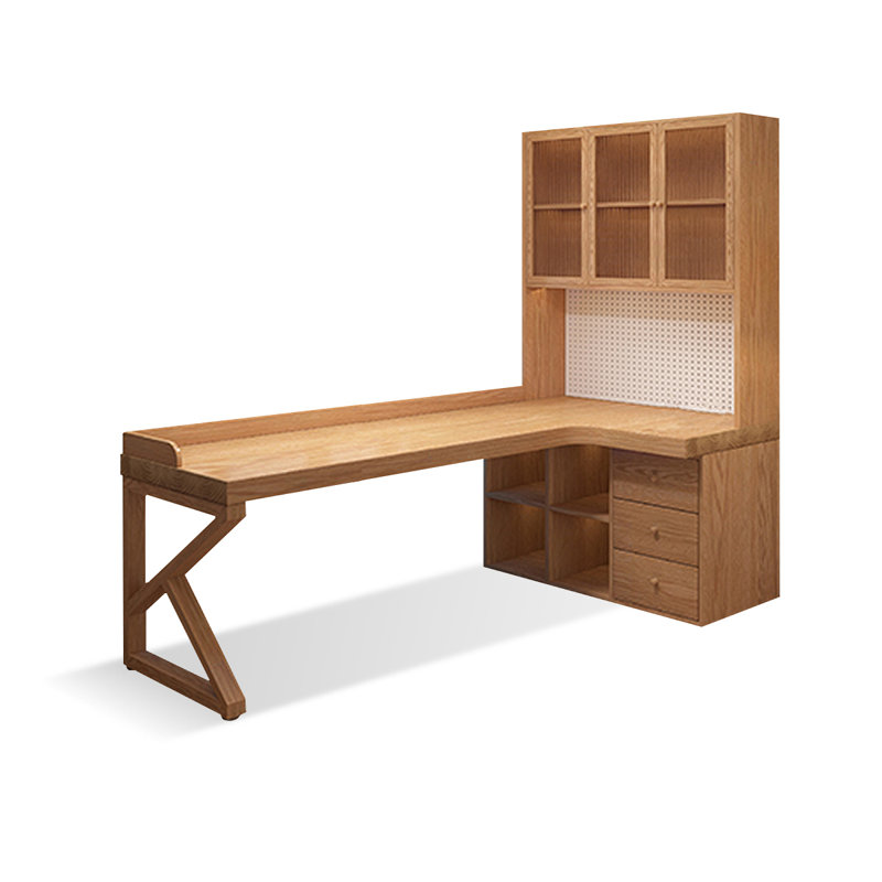 Bureau 3 tiroirs Burwood, Retour à droite, H 29,53 po x l 70,87 po x P 47,24 po