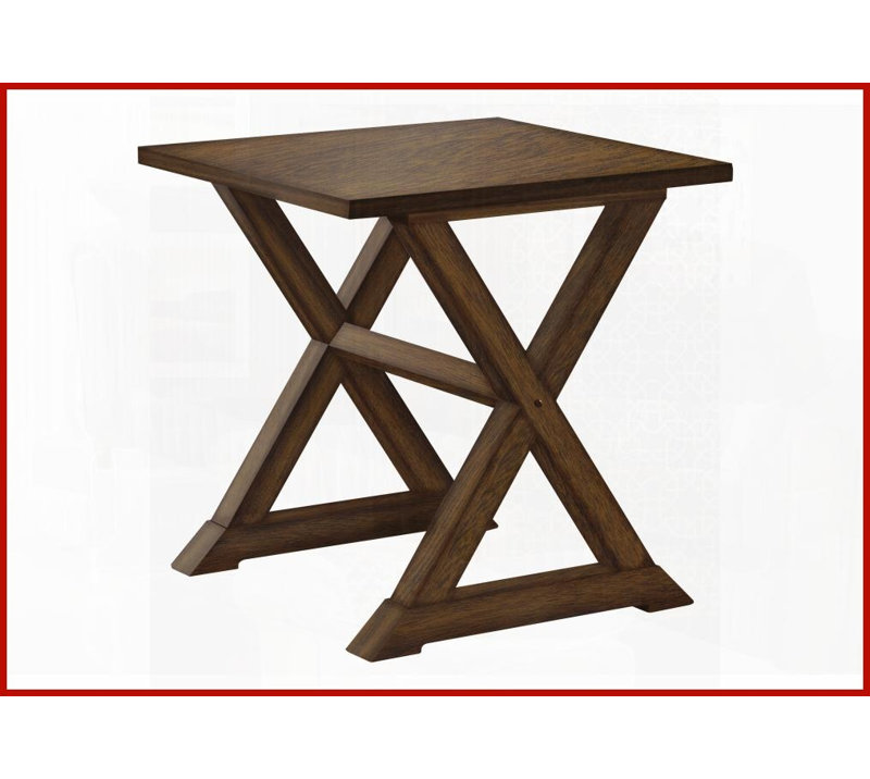 Transitional Brown Veneer Coffee Table for Living Room/Bedroom, Space-Saving &amp; Easy to Assemble