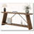 Industrial Extra-Long Two-Tier Console Table with Storage Shelves-316469378