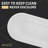 ANZZI Chand Series 59 Inch Acrylic Freestanding Pre-Plumbed Solid Deep Soaker Stand Alone Bathtub With Built-In Overflow And Drain In Black/White