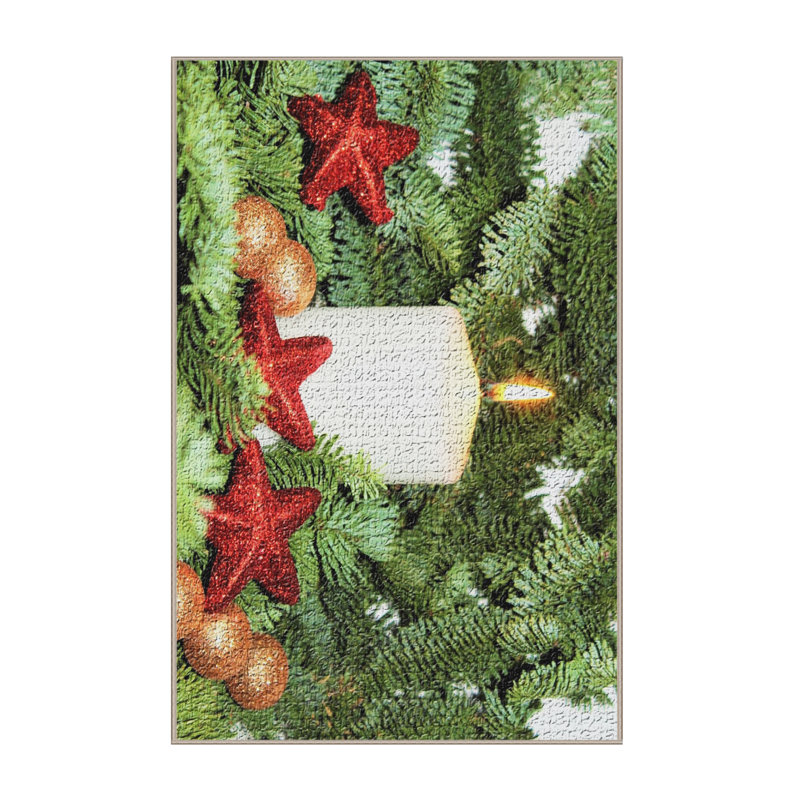 Tapis de zone verte poinsettia, Rectangle 3 pi x 5 pi