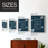 Space Cow Alphabet Framed Print - Solid Wood