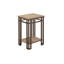 Base en fer, table de chevet