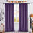 Room Darkening Rod Pocket Thermal Insulated Blackout Curtains (Set of 4)-1131898645-1131898626