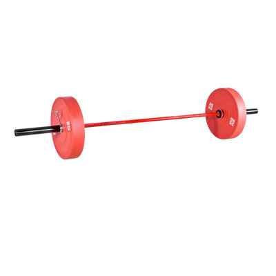 7FT Barbell Bar with Knurled Grip, Fits 2-Inch Plates, 1000lb Capacity for Weightlifting and Strength Training