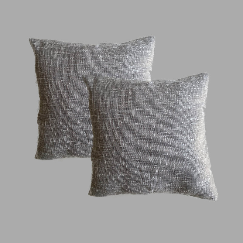 Housse de coussin carré, Gris