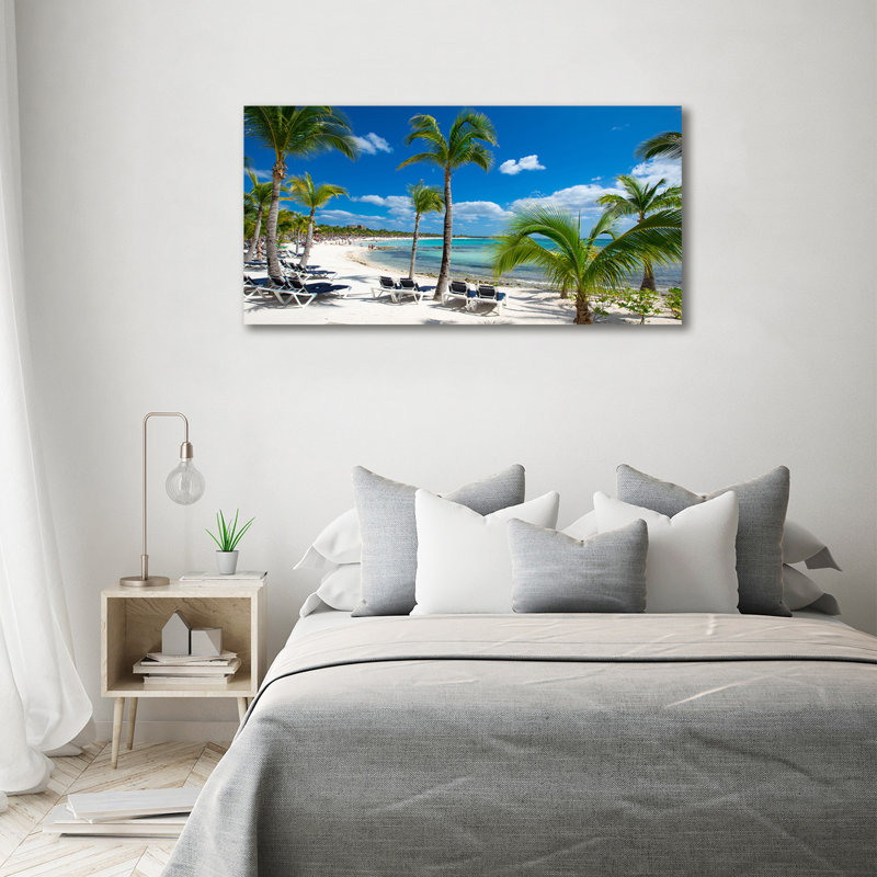 Maldives Beach - Wrapped Canvas Print