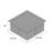 Square Solid and Manufactured Wood Pedestal Coffee Table with Storage