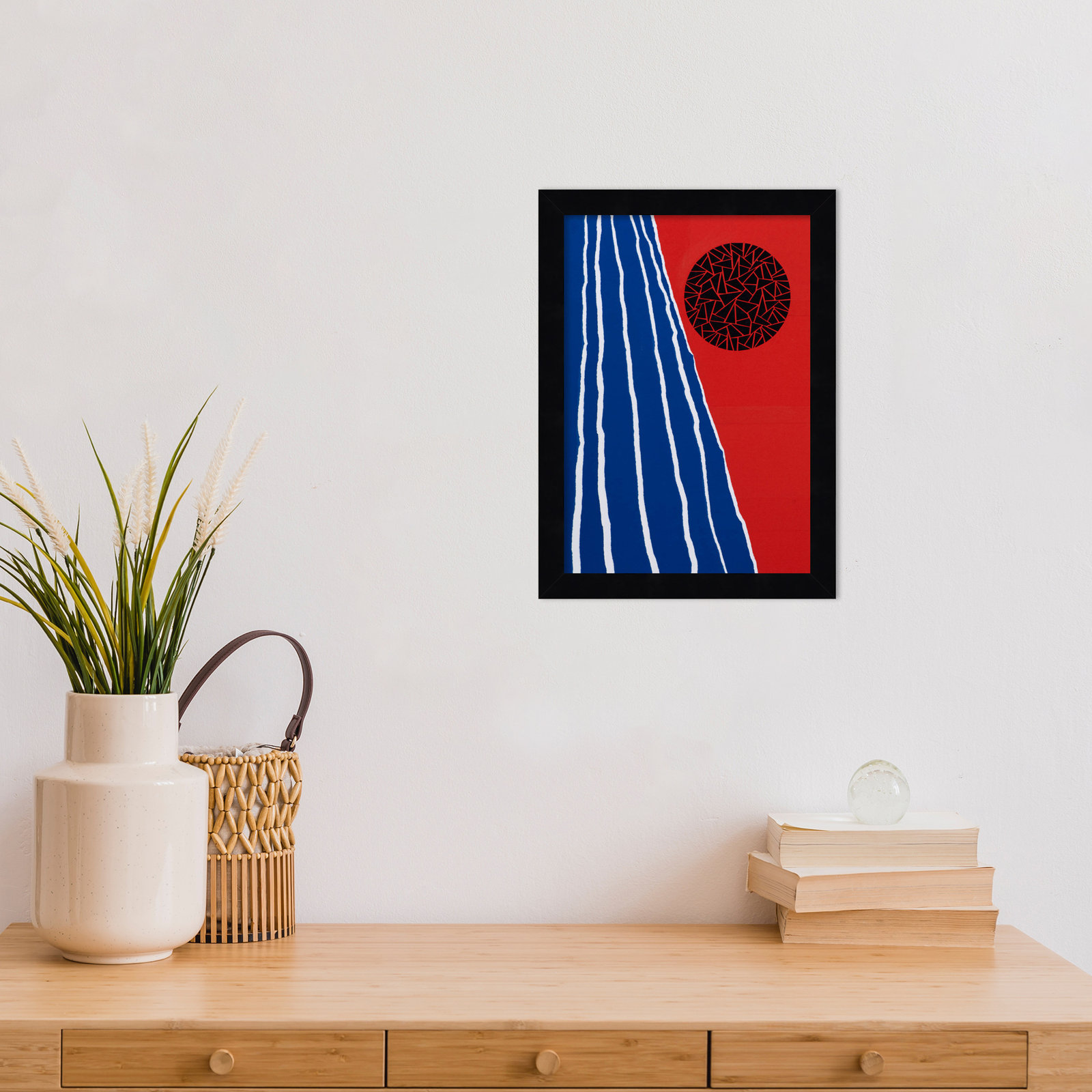Orbis Factor by Alex Dunn, Black, 13" H x 10" W x 1" D