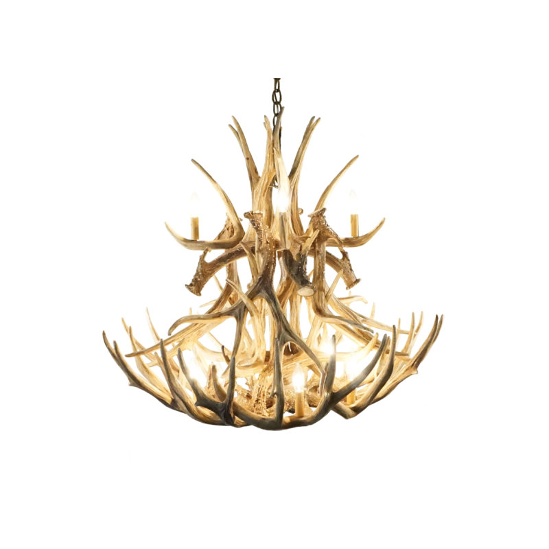 Delphine 12 - Light Dimmable Tiered Chandelier