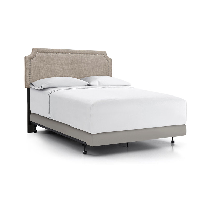 Daleiza Upholstered Panel Headboard, King, Beige
