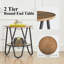Table d'appoint ronde double épaisseur-1104391709