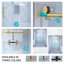 Porte de douche coulissante simple, porte de salle de bain sans cadre-120568496