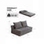 Canapé-lit en tissu Corduroy-759770449