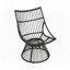 Chaise d'extérieur avec table d'appoint