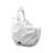 1-Piece 1.28 GPF Single Flush Egg Shape Toilet in Glossy White