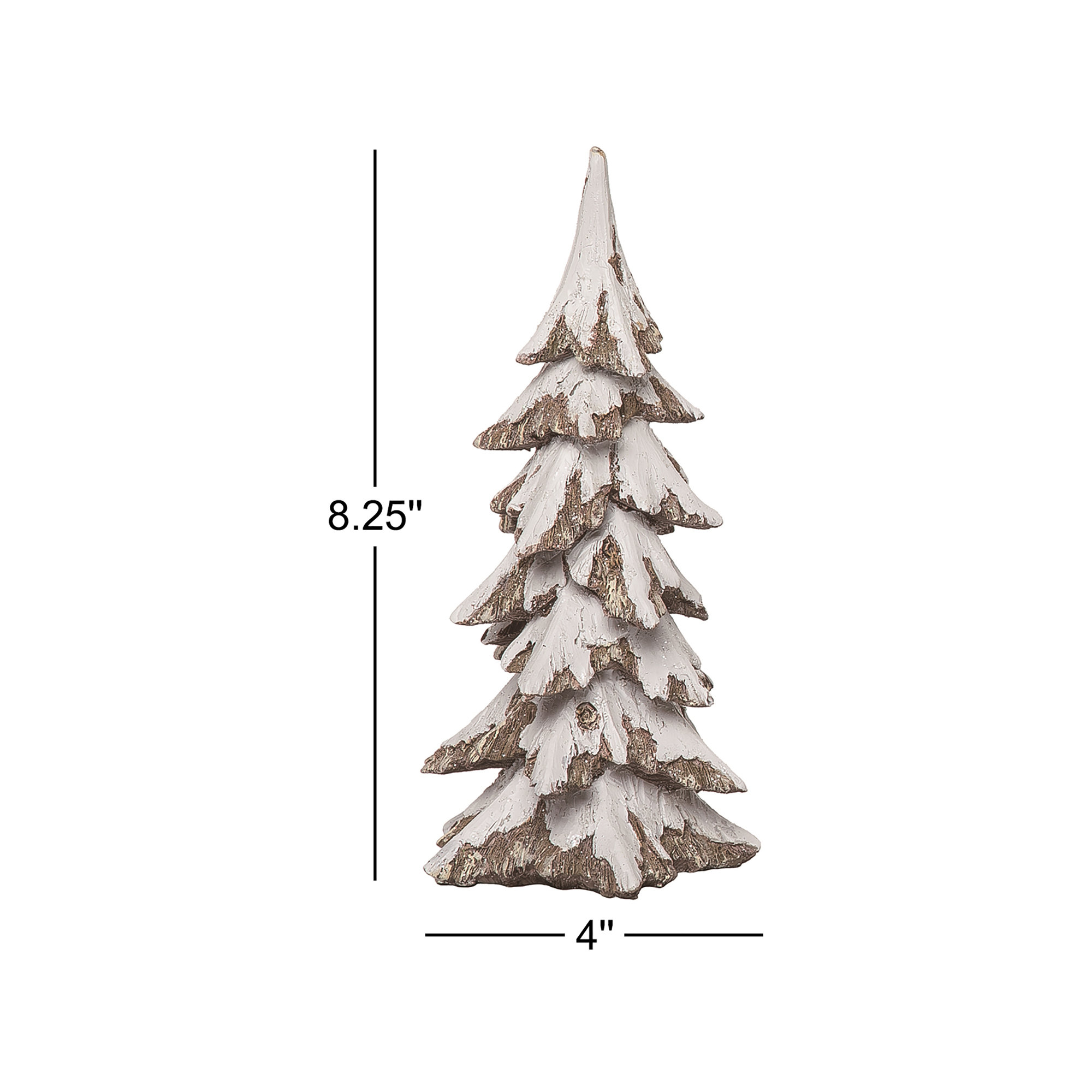 Christmas Landscape & Nature Decorative Accent, 8.25" H x 4.00" W x 3.75" D