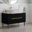 Meuble-lavabo 36 po, lavabo intégré en céramique-90368162