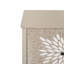 Armoire de rangement sculptée à 2 portes avec tablette réglable-1122315314