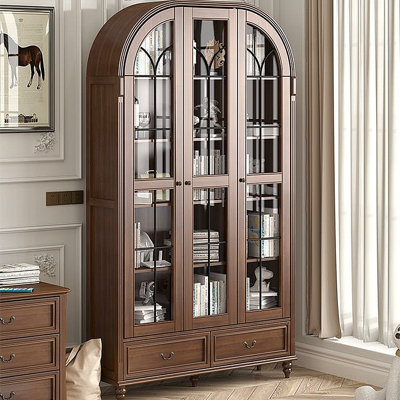 Vitrines et bibliothèques modernes à portes vitrées