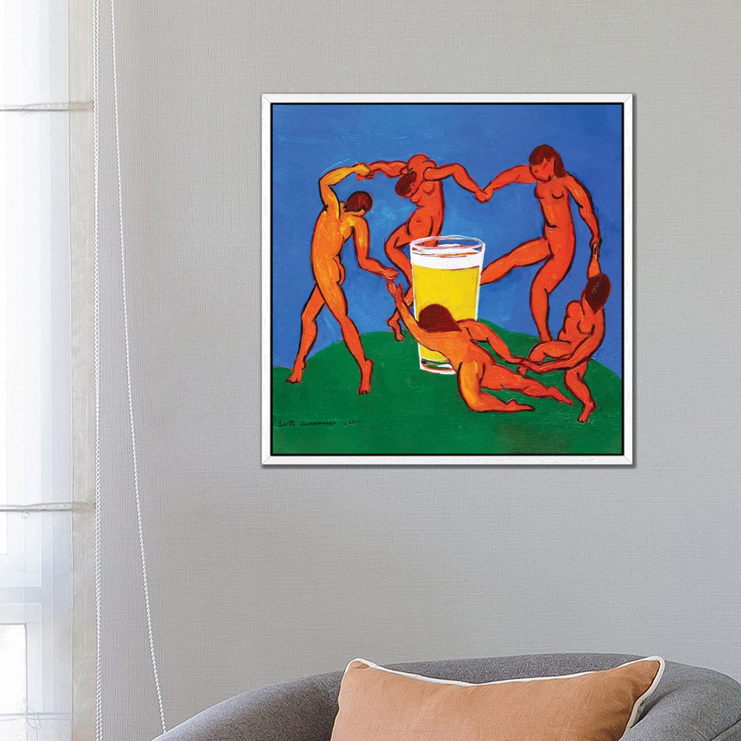 Dance Around The Pint von Scott Clendaniel - Gallery-Wrapped Canvas Giclée on Canvas