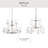 Replay 9 - Light Steel Dimmable Chandelier