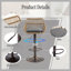 Swivel Upholstered Counter Stool