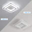 Square 29Cm 6500K Acrylic LED Ceiling Light