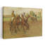 Avant La Course 1882-1888 Classic Abstract Contemporary Horse Nature Summer Wall Art Print by Edgar Degas - 1 Piece Wrapped Canvas Wall Art-1561532126